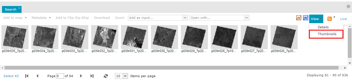 GP_USR_Working with the Search Result Panel2